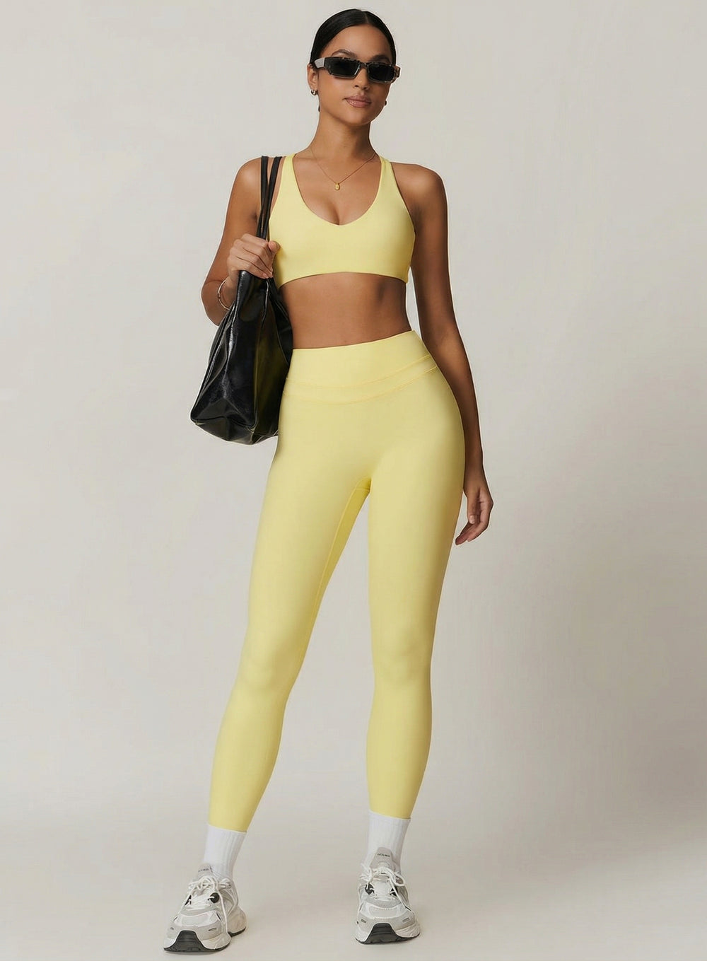 CoreFlow Sports Bra - Goose Yellow - VECTOR SPORTSWEAR