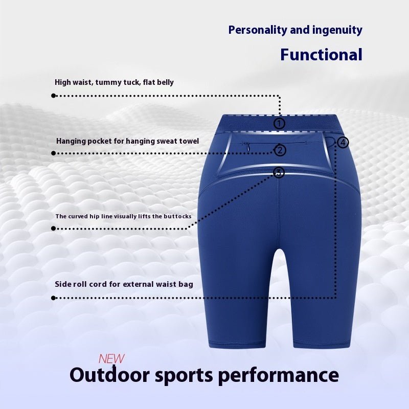 ActiveCore Biker Shorts - Blue - VECTOR SPORTSWEAR