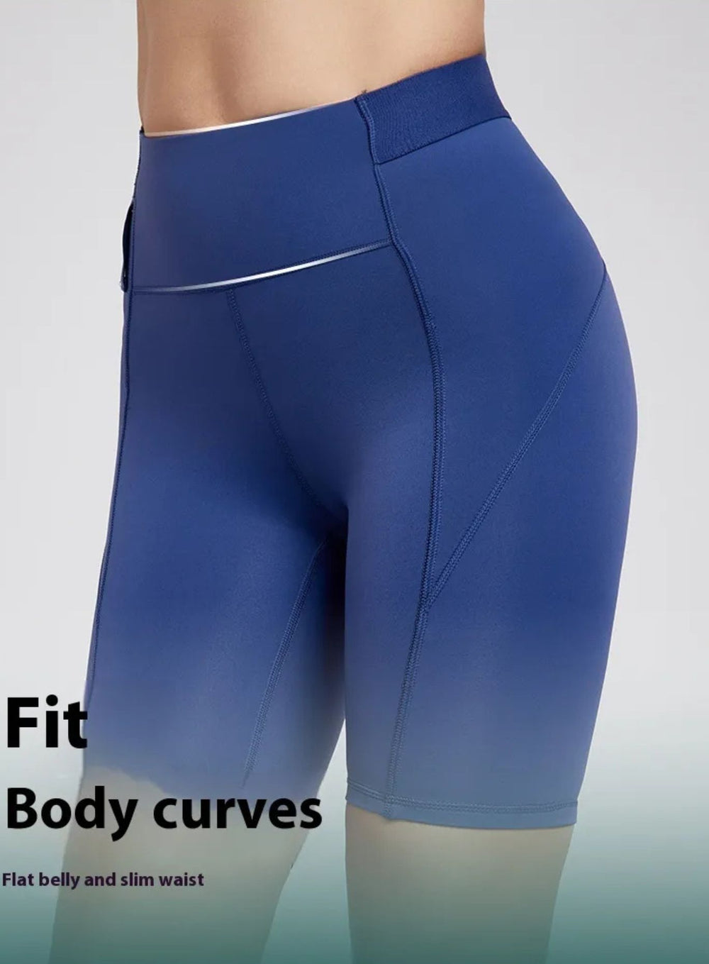 ActiveCore Biker Shorts - Blue - VECTOR SPORTSWEAR