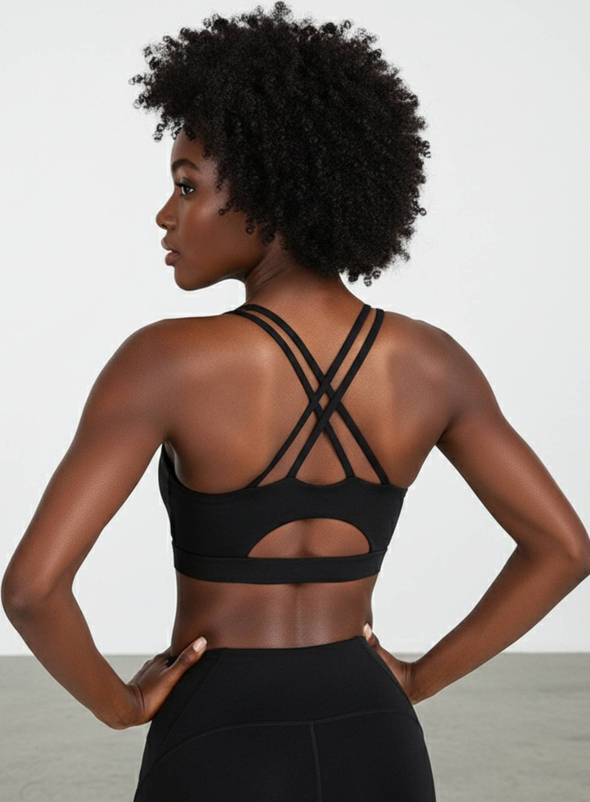 Active Shockproof Bra - Black