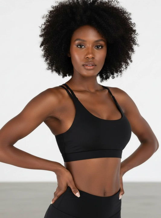 Active Shockproof Bra - Black