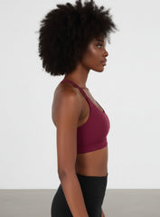 Active Shockproof Bra - Maroon - VECTOR SPORTSWEAR