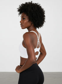 Active Shockproof Bra - White - VECTOR SPORTSWEAR