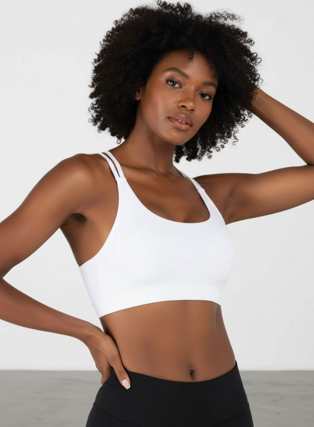 Active Shockproof Bra - White - VECTOR SPORTSWEAR