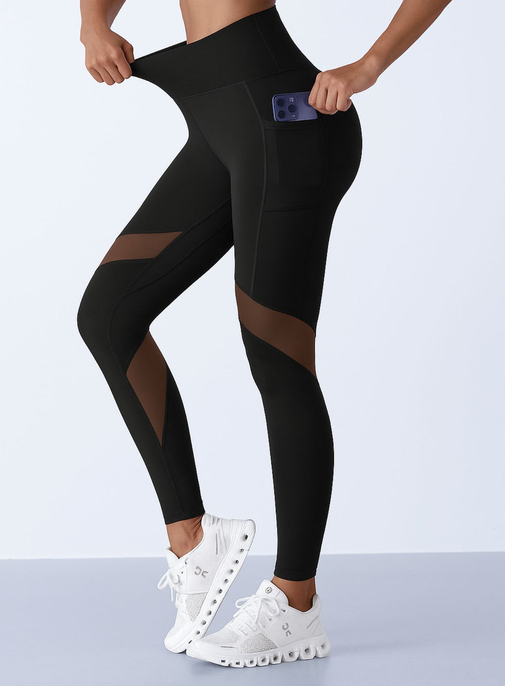 AirWeave Motion Leggings - Black - VECTOR SPORTSWEAR