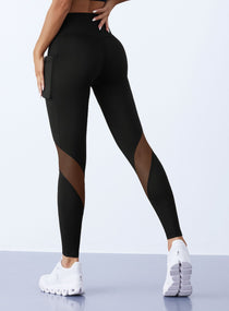 AirWeave Motion Leggings - Black - VECTOR SPORTSWEAR