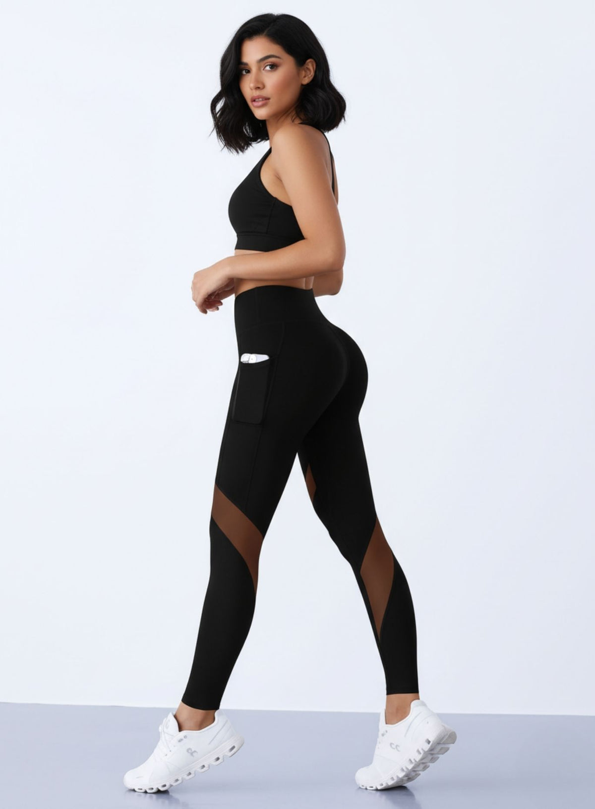 AirWeave Motion Leggings - Black - VECTOR SPORTSWEAR