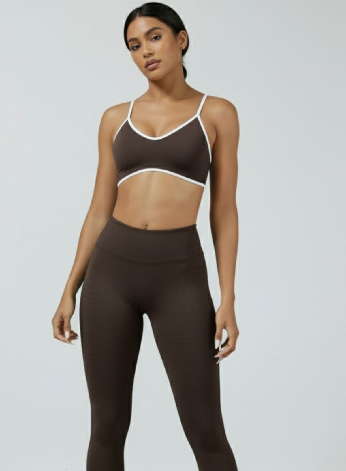 Athletica Sports Bra - Brown