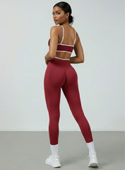 Athletica Sports Bra - Cherry Red