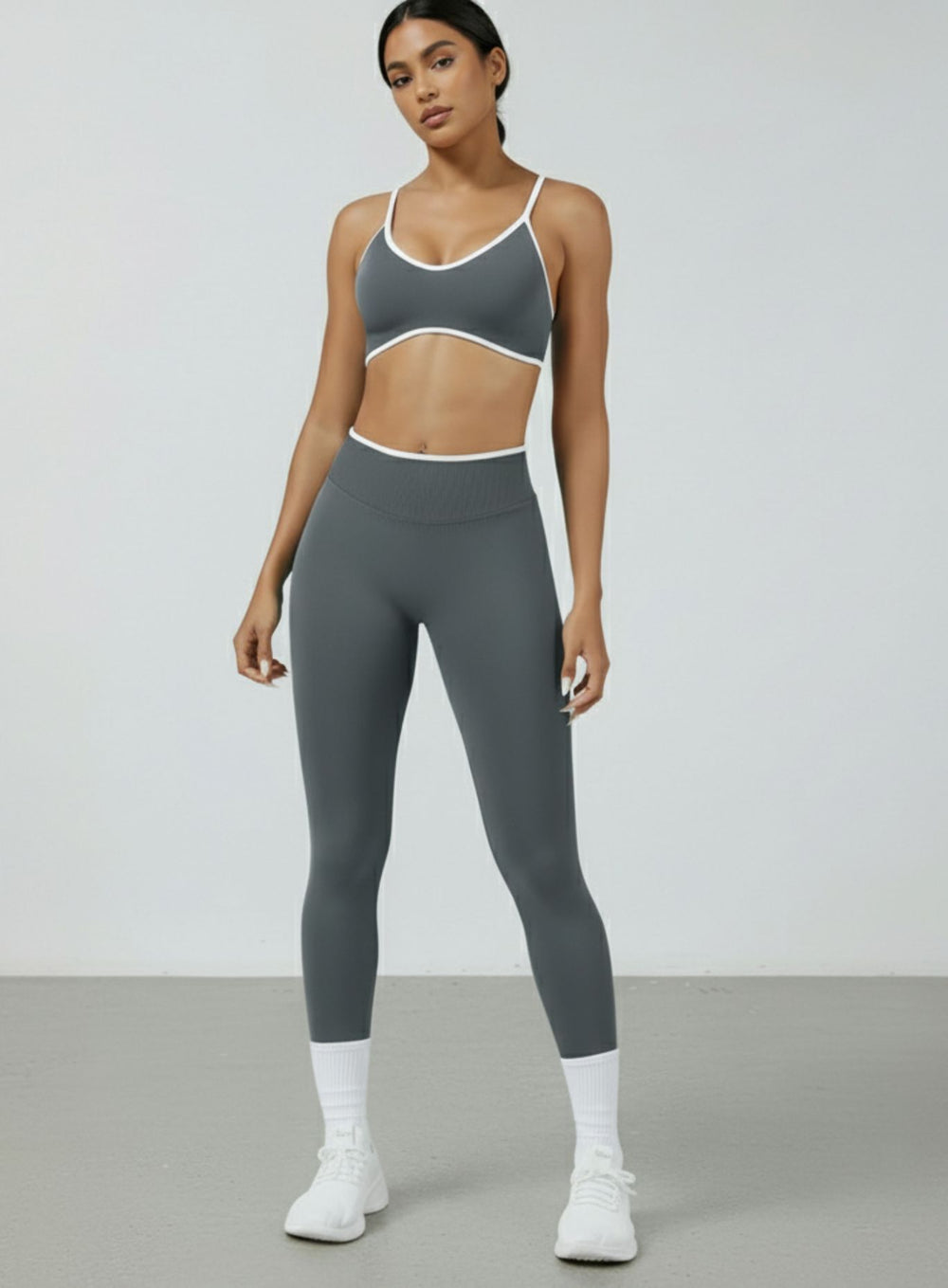 Athletica Sports Bra - Gray - VECTOR SPORTSWEAR