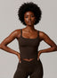 Brushed Square - Neck Tank - Brown - VECTOR SPORTSWEAR