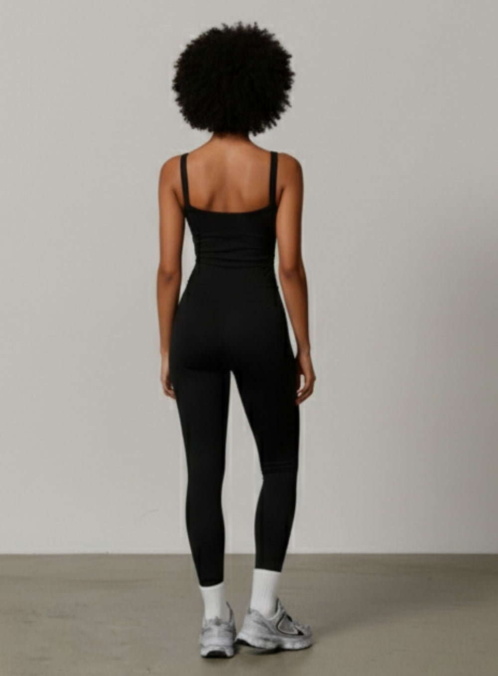 Brushed Square - Neck Tank - Black - VECTOR SPORTSWEAR