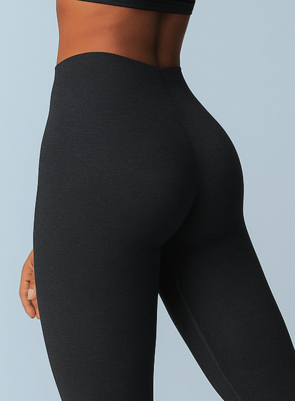 COREFLOW - Seamless Waist Leggings - Black - VECTOR SPORTSWEAR