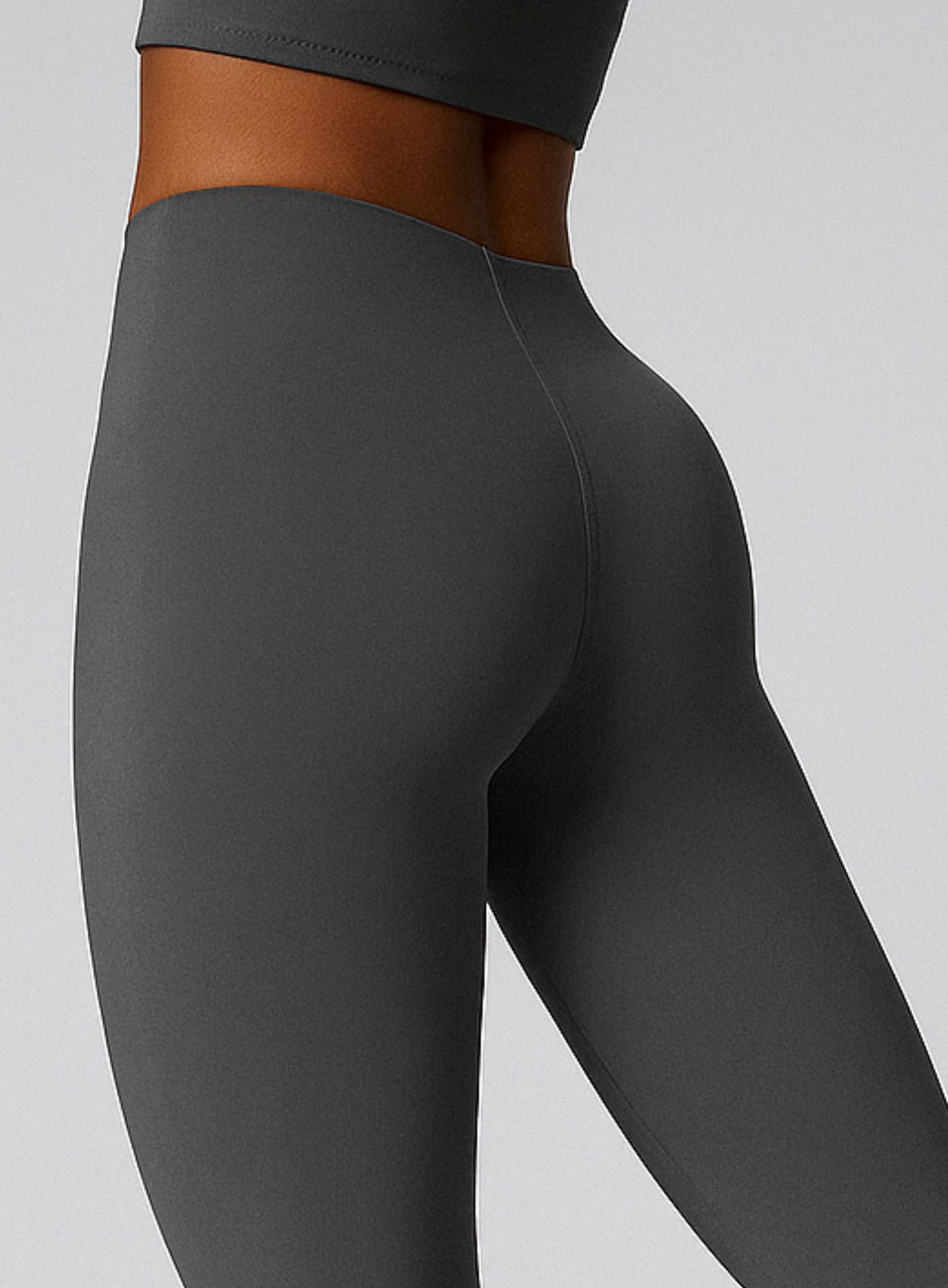 COREFLOW - Seamless Waist Leggings - Gray - VECTOR SPORTSWEAR