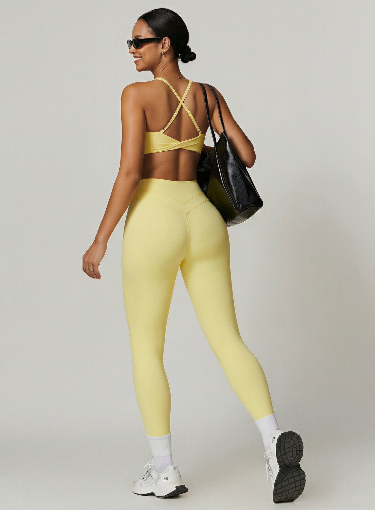 COREFLOW – Compression Legging - Goose Yellow - VECTOR SPORTSWEAR