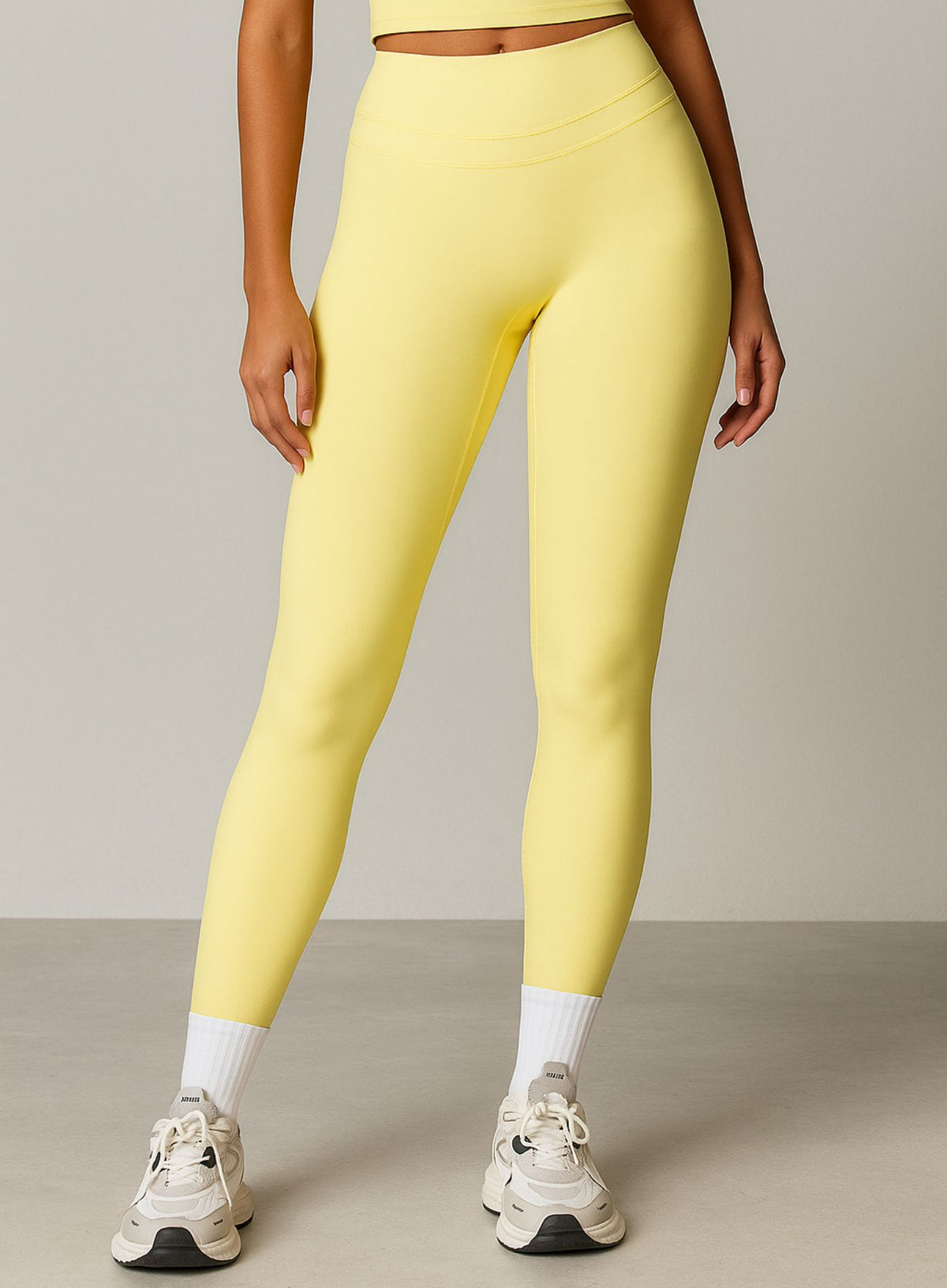 COREFLOW – Compression Legging - Goose Yellow