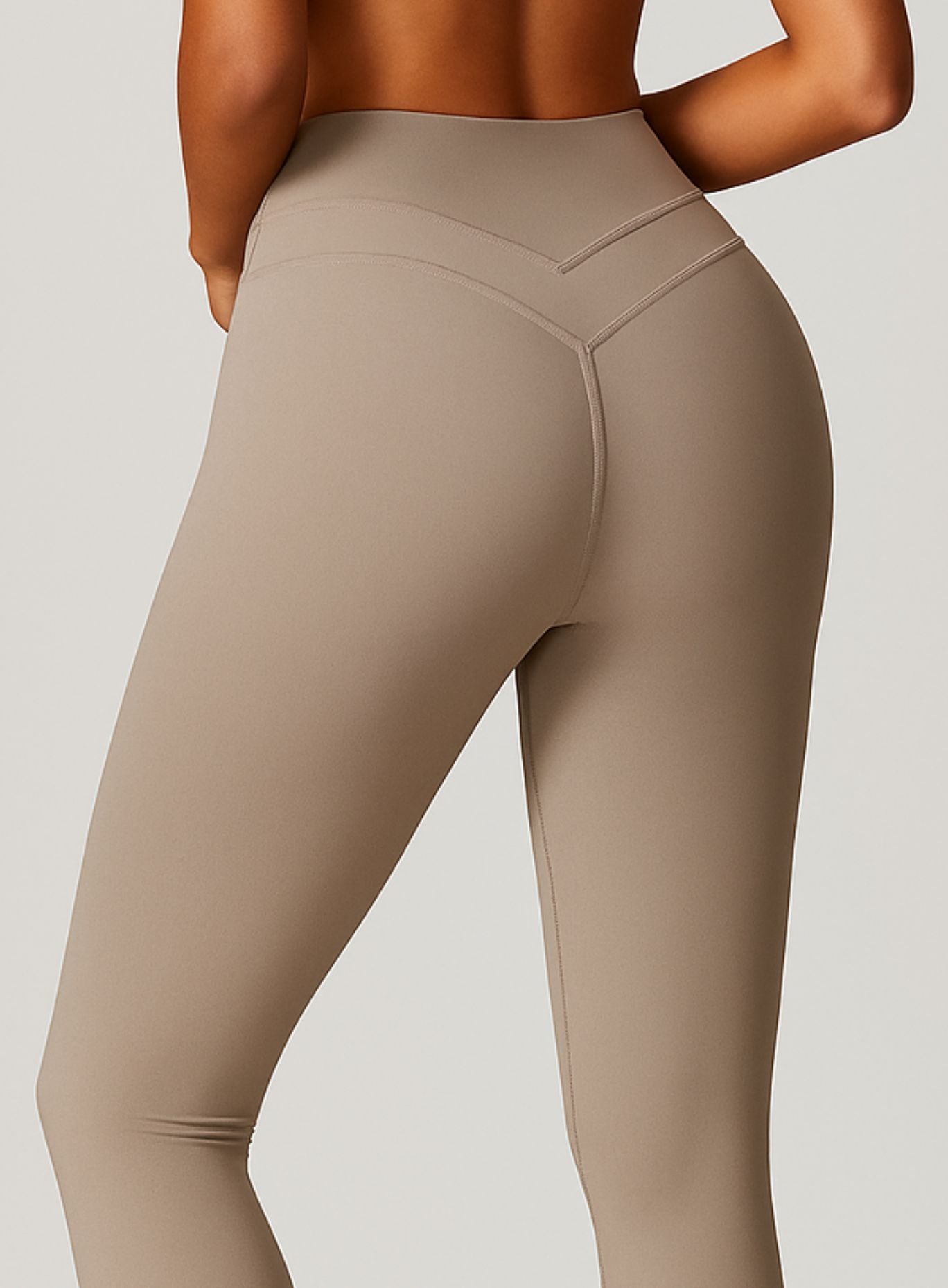 COREFLOW – Compression Legging - Ivory Beige