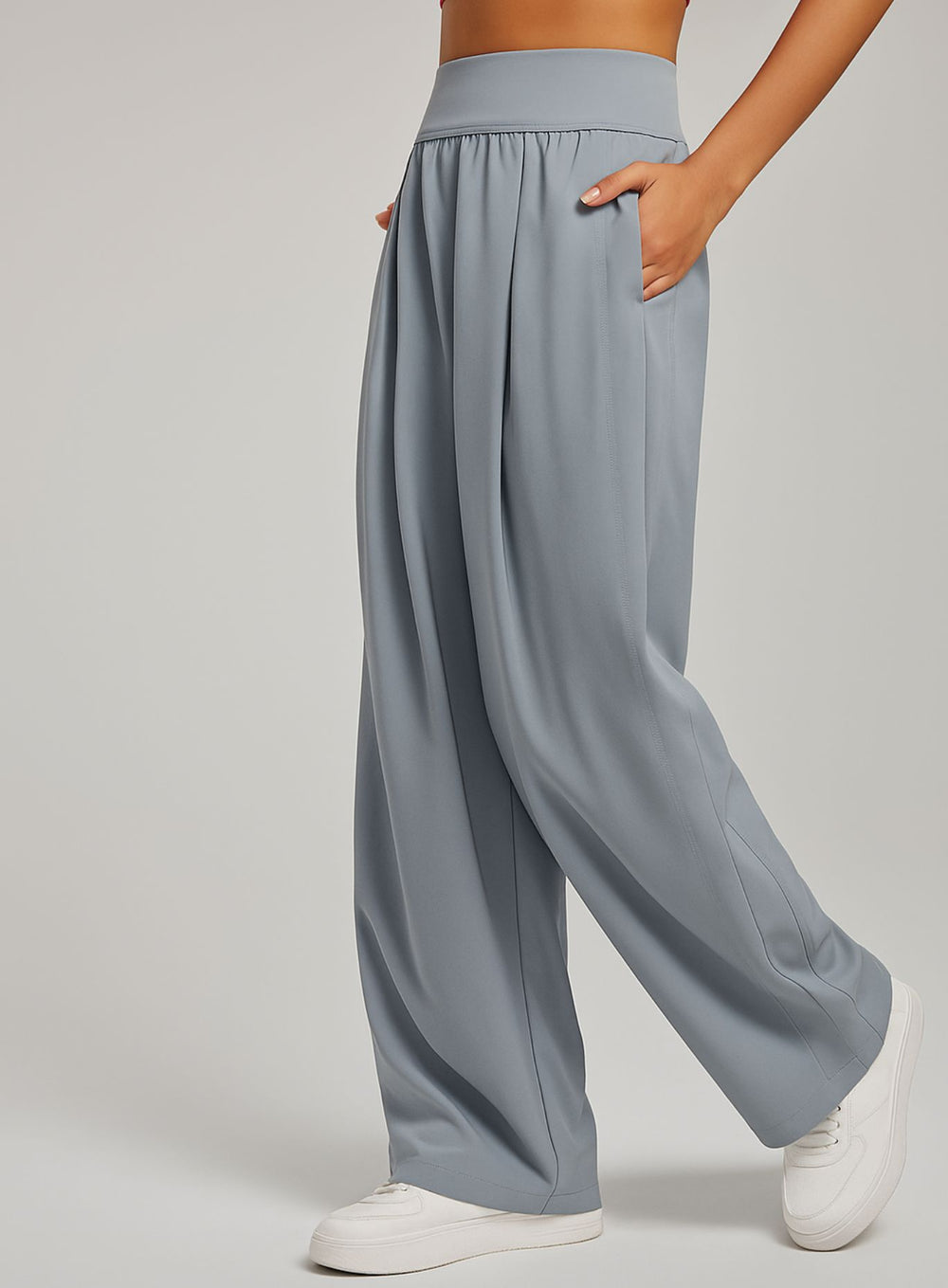CloudDrape Activewear Pants - Rhino Gray - VECTOR SPORTSWEAR