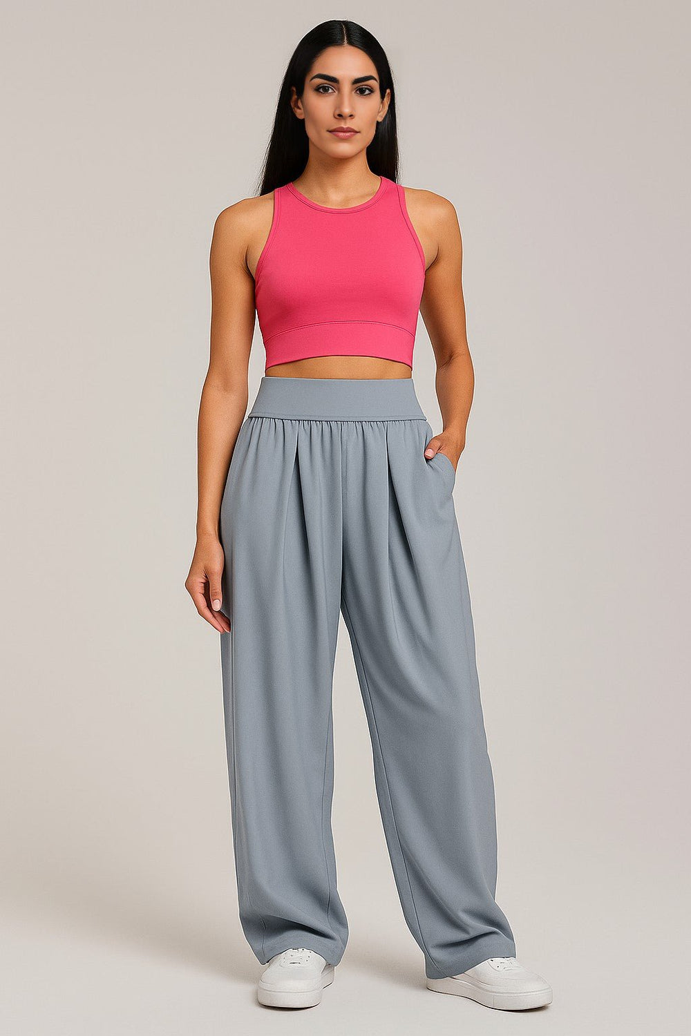 CloudDrape Activewear Pants - Rhino Gray - VECTOR SPORTSWEAR