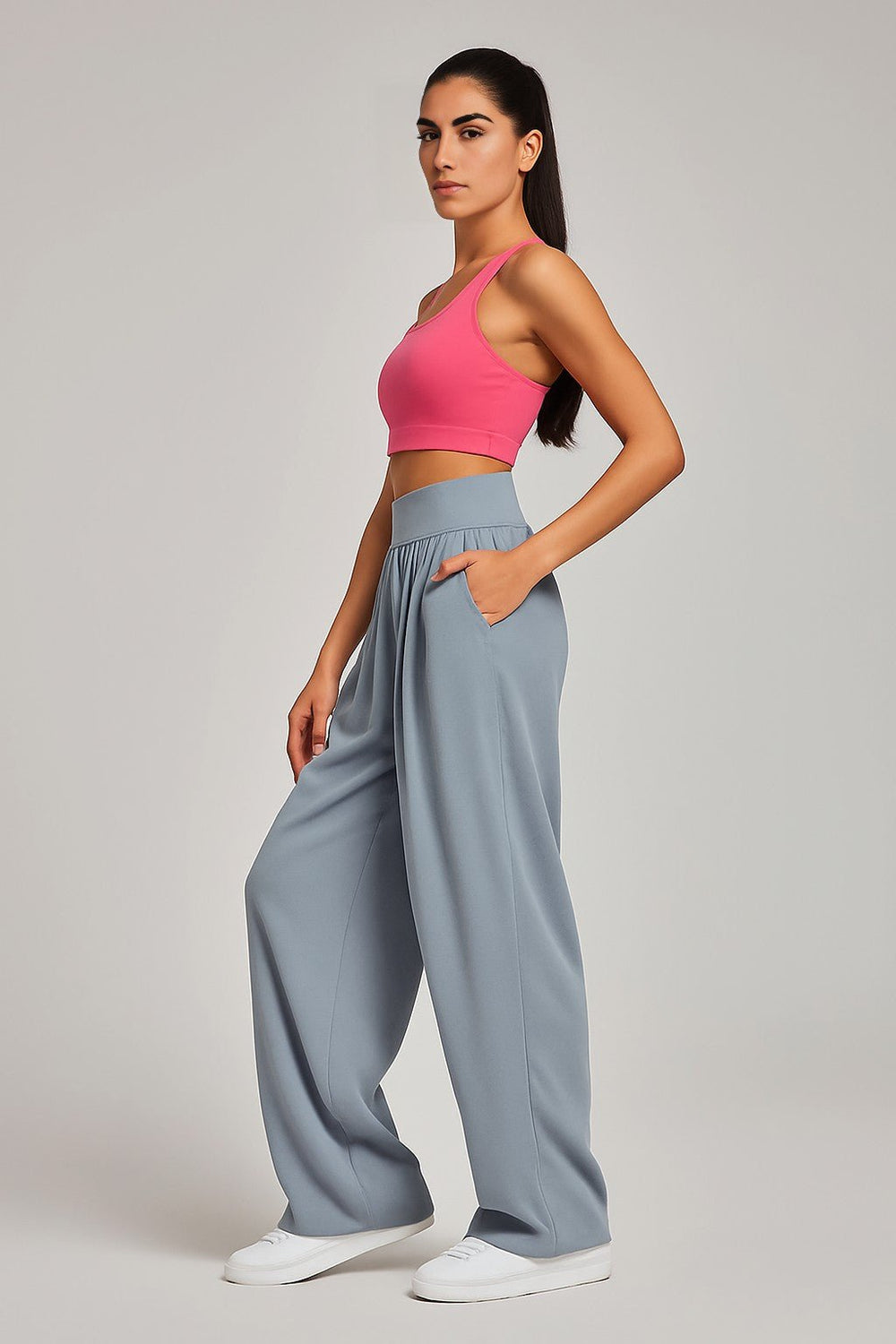 CloudDrape Activewear Pants - Rhino Gray - VECTOR SPORTSWEAR