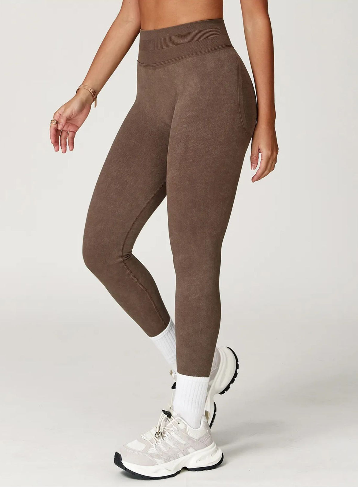 CloudSculpt Seamless Leggings - Brown