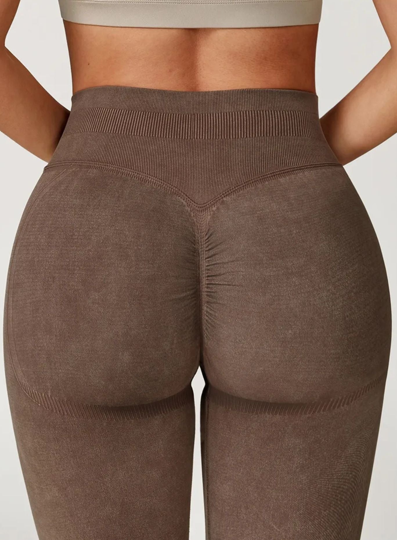 CloudSculpt Seamless Leggings - Brown