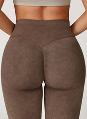 CloudSculpt Seamless Leggings - Brown