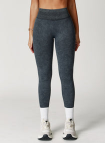 CloudSculpt Seamless Leggings - Stone Washed Black - VECTOR SPORTSWEAR