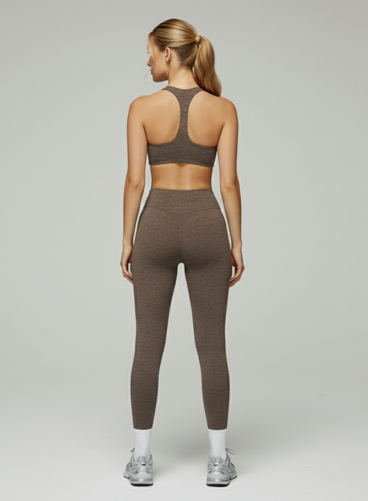 Women’s brushed seamless high-support sports bra with soft sculpt fit and ribbed underband | Vectorsportswear