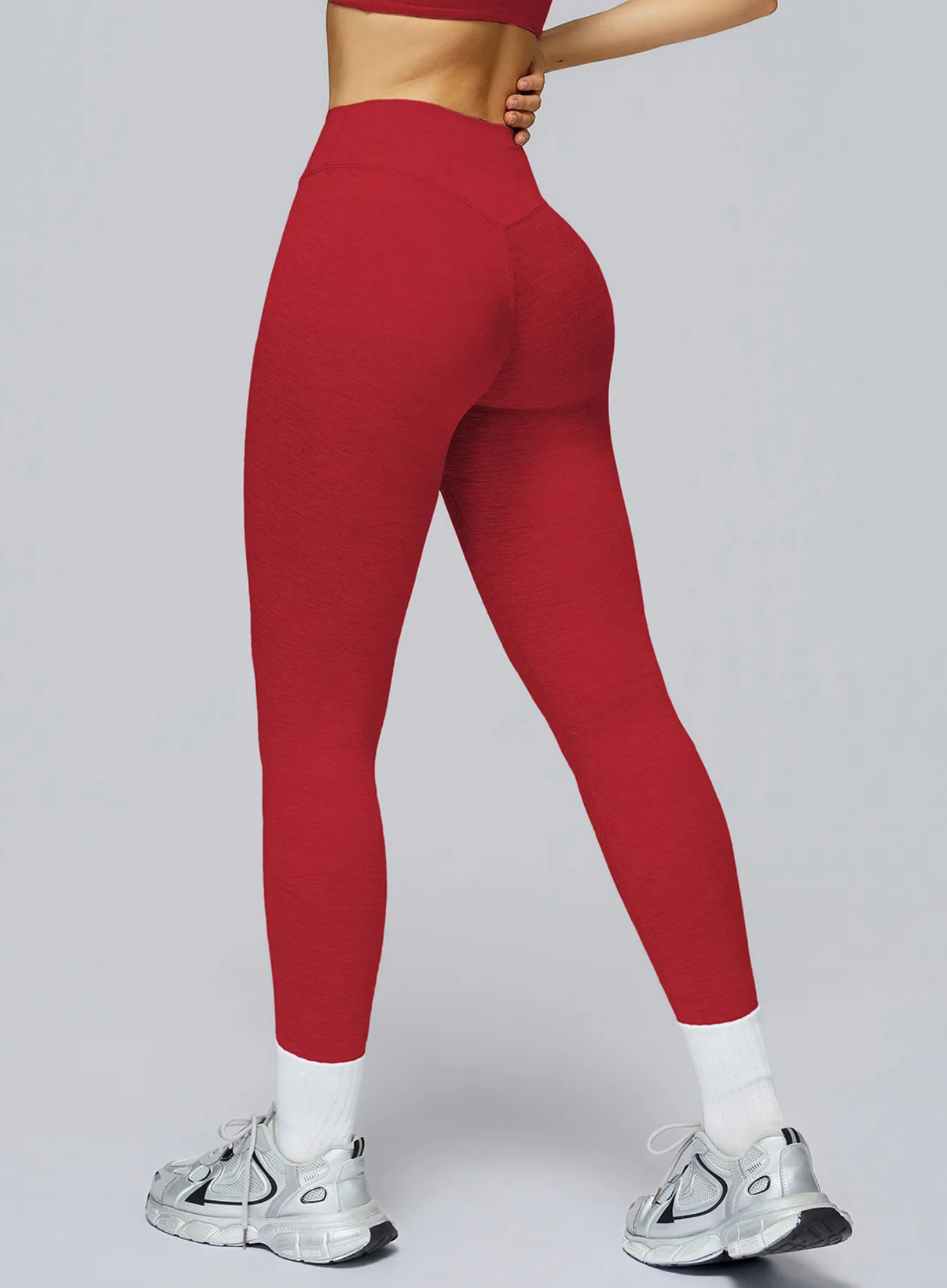 Women's seamless brushed high-waisted leggings with sculpt fit, designed for training and yoga | Vectorsportswear