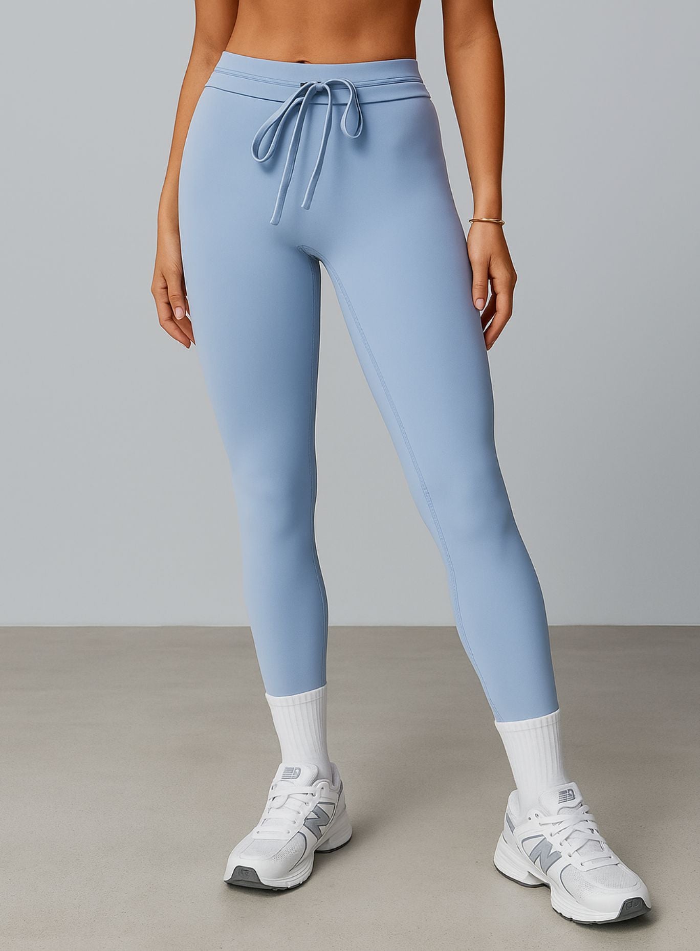CloudSense High-Waist Legging - Gray Blue
