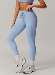 CloudSense High-Waist Legging - Gray Blue