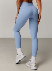 CloudSense High-Waist Legging - Gray Blue