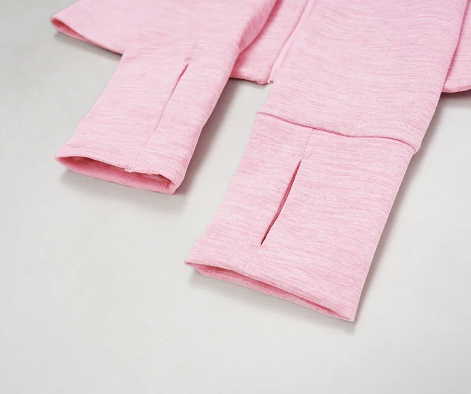 Women’s Seamless Brushed Zip Workout Top | CloudSense Performance Wear