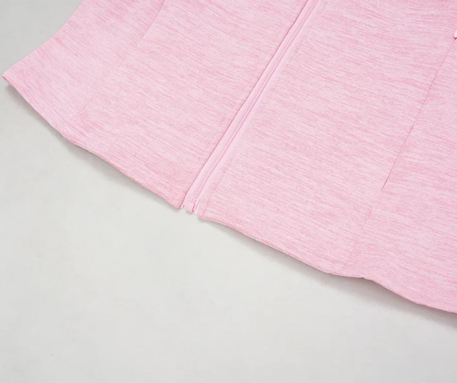 Women’s Seamless Brushed Zip Workout Top | CloudSense Performance Wear