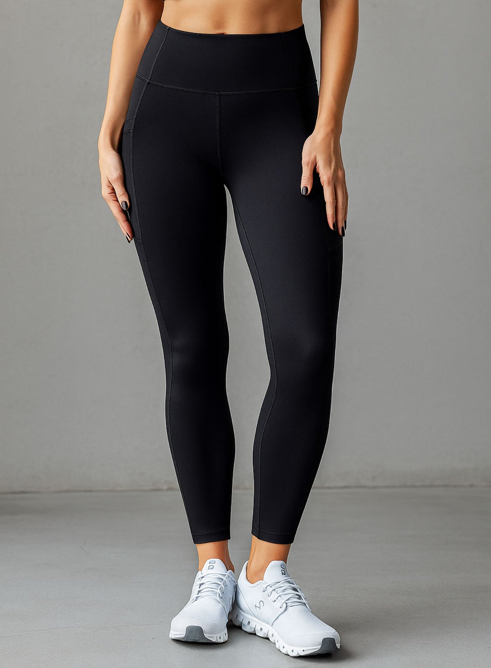 CloudSoft Pocket Legging - Black - VECTOR SPORTSWEAR