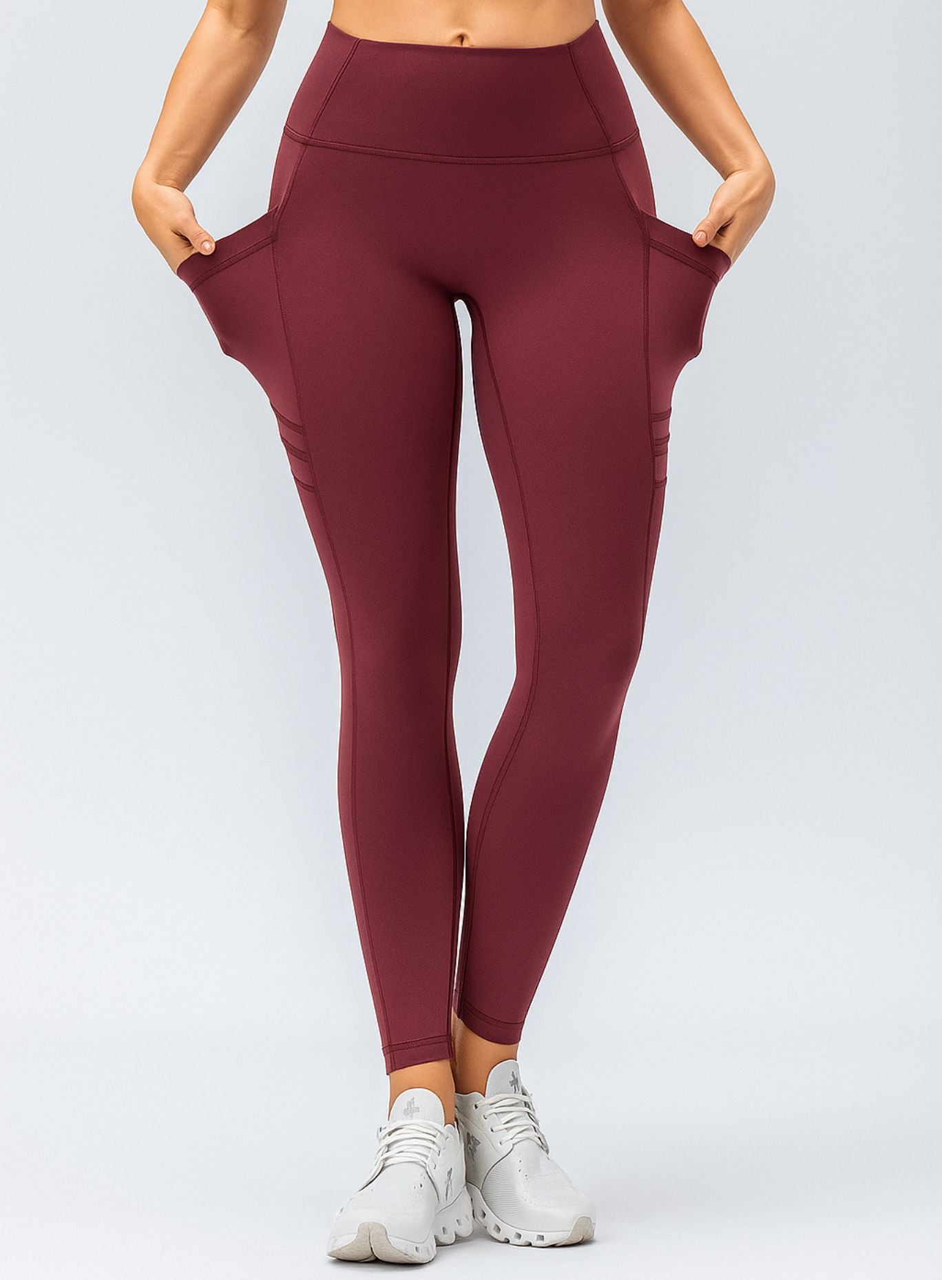 CloudSoft Pocket Legging - Crimson Clay