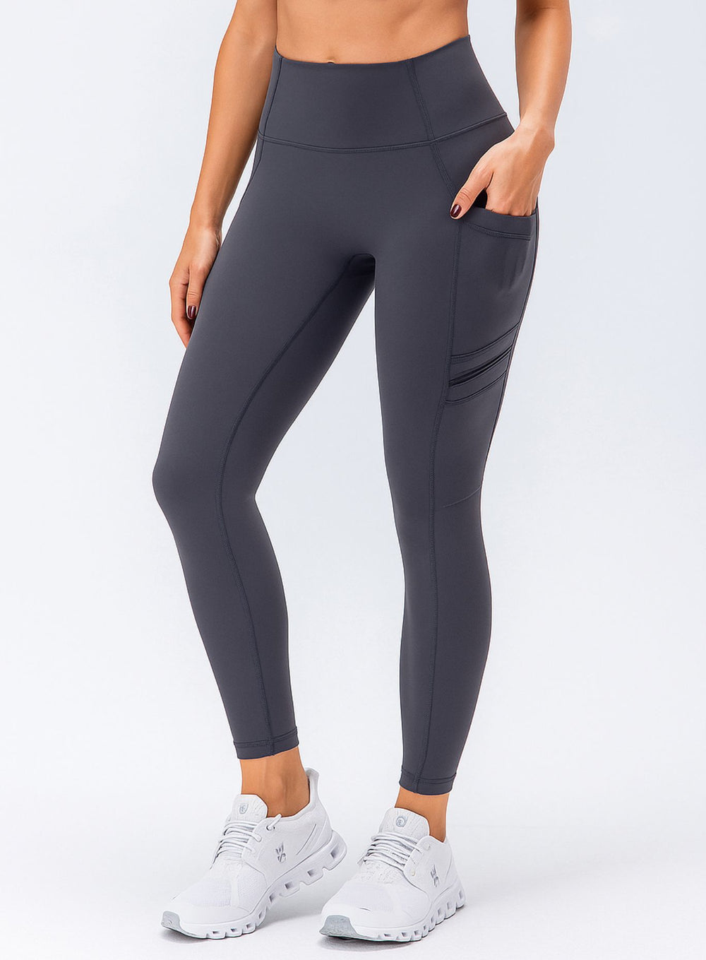 CloudSoft Pocket Legging - Dawn Gray - VECTOR SPORTSWEAR