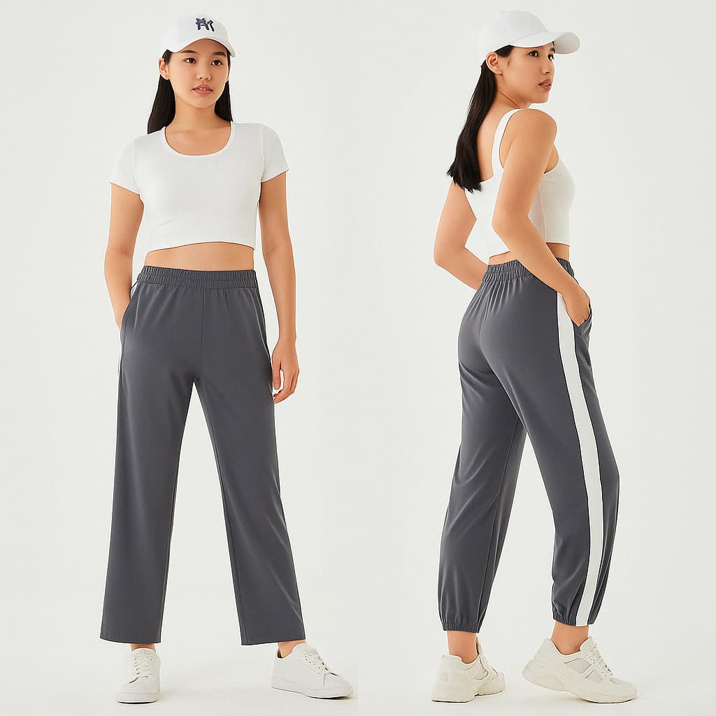 ComfiCore - Wide2Tight Active Pants - Urban Gray Secondary image