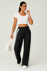 ComfiCore - Wide Leg Lounge Pant - Black
