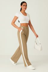 ComfiCore - Wide Leg Lounge Pant - Khaki