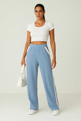 ComfiCore - Wide Leg Lounge Pant - Sky Blue