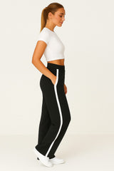 ComfiCore - Wide Leg Lounge Pant - Black