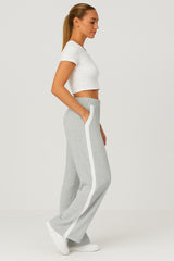ComfiCore - Wide Leg Lounge Pant - Light Grey