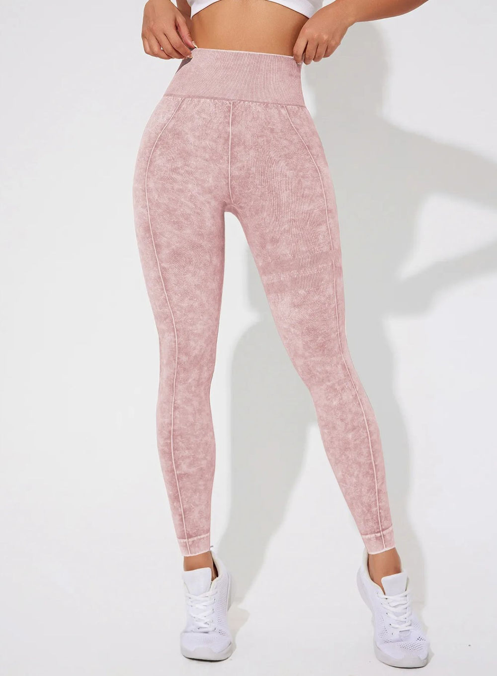 ContourFlex Sculpt Leggings – Stone Washed Pink - VECTOR SPORTSWEAR
