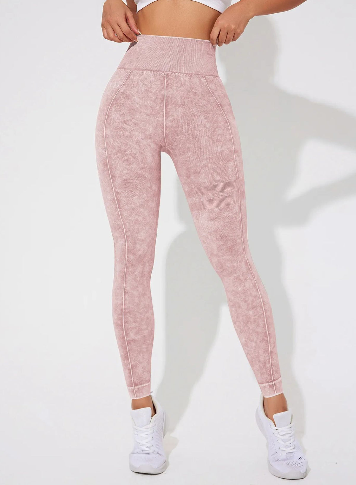 ContourFlex Sculpt Leggings – Stone Washed Pink