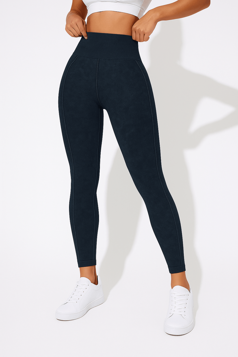 ContourFlex Sculpt Leggings – Stone Washed Black - VECTOR SPORTSWEAR