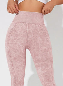 ContourFlex Sculpt Leggings – Stone Washed Pink - VECTOR SPORTSWEAR