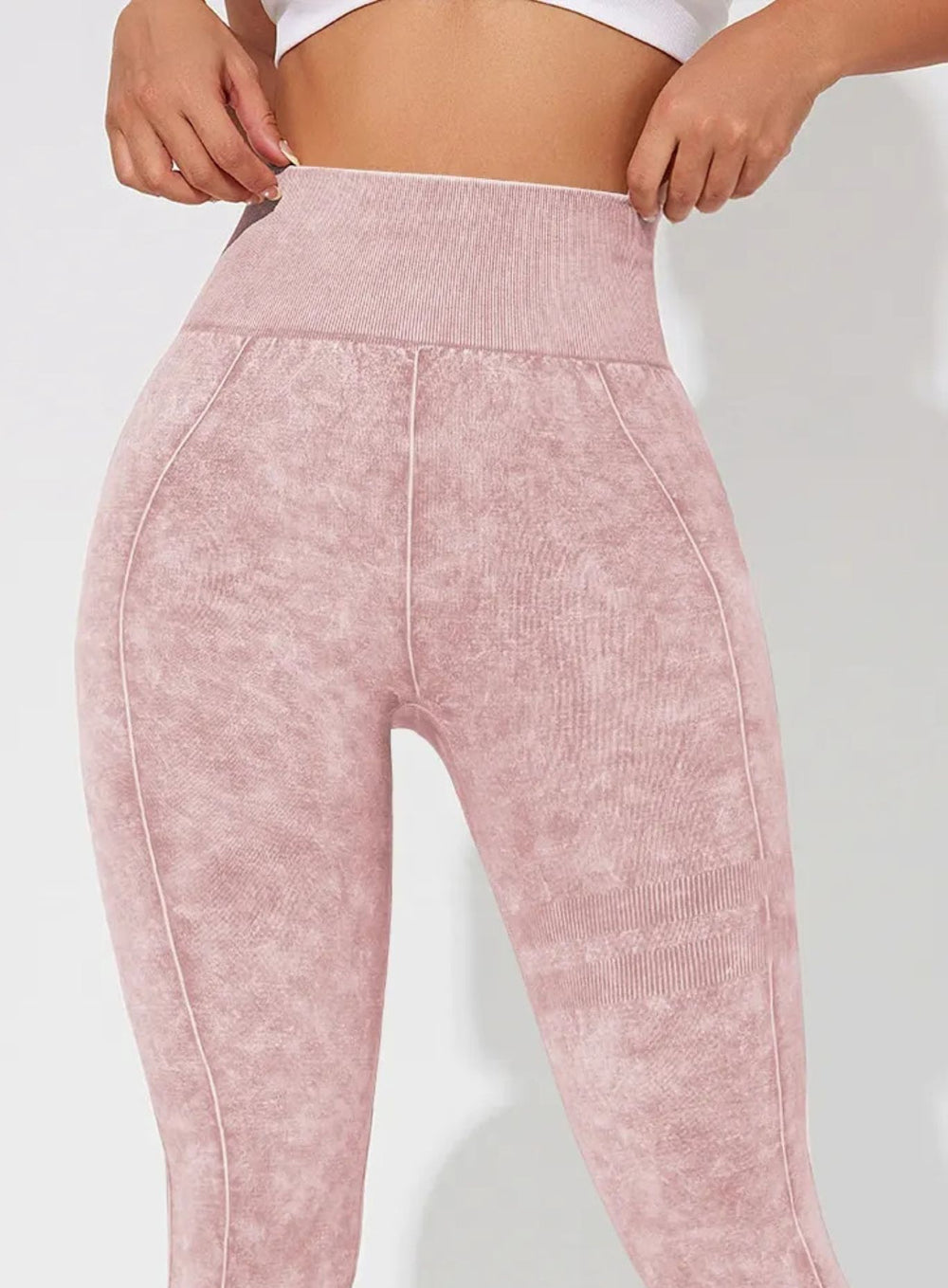 ContourFlex Sculpt Leggings – Stone Washed Pink - VECTOR SPORTSWEAR