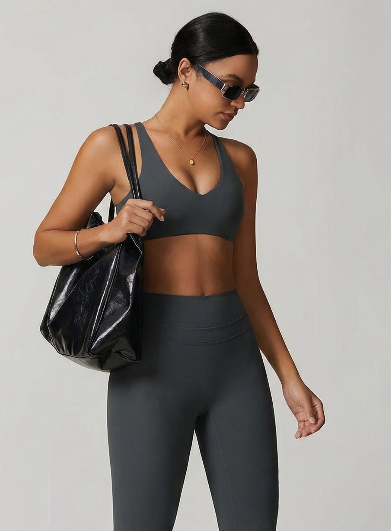 CoreFlow Sports Bra - Slate Grey - VECTOR SPORTSWEAR